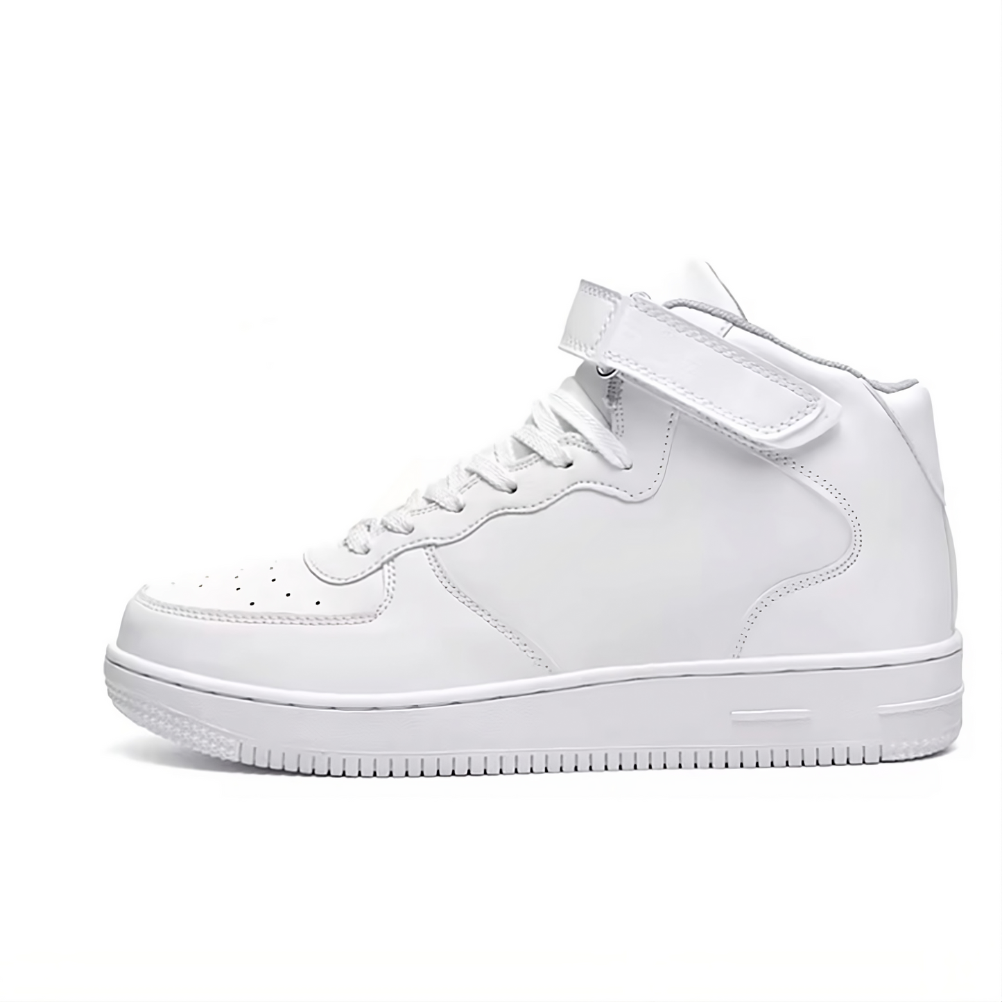 ELEWHVTË™ | All-White High-Top Sneakers