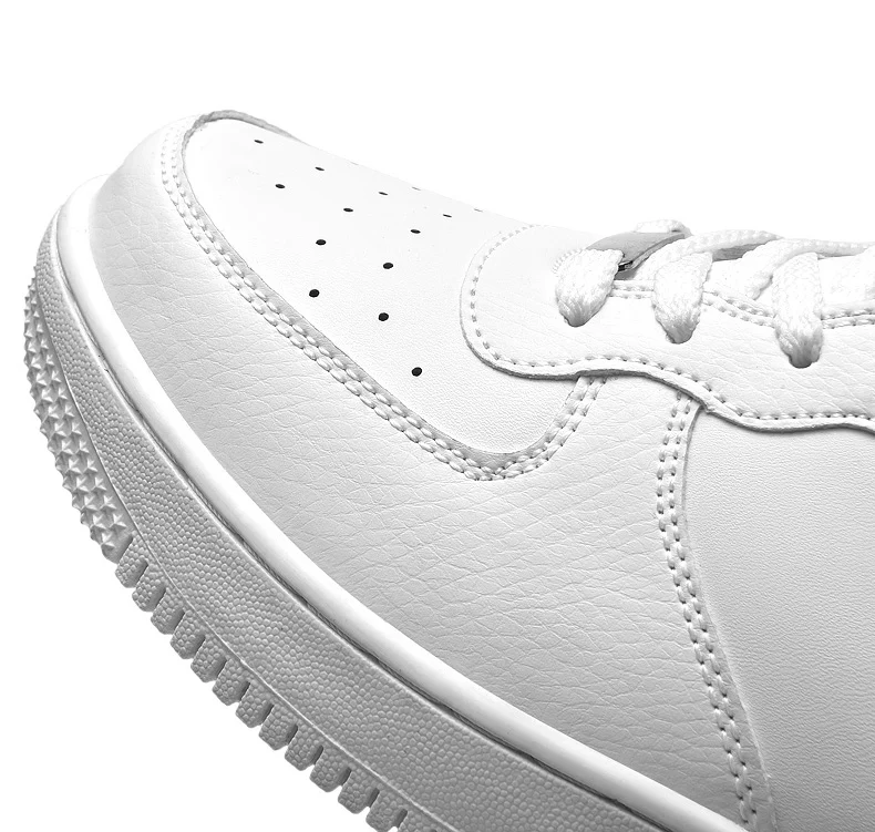 Mens All White Trainers White Mens Trainers Material Close Up