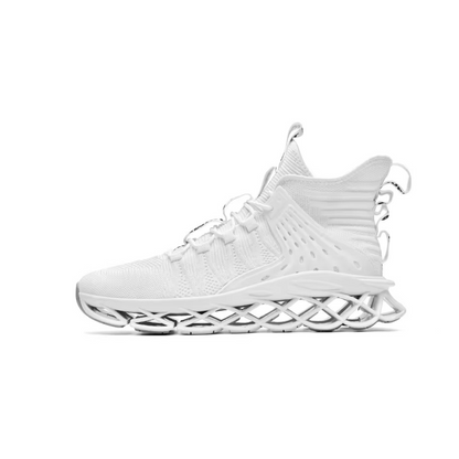 ELEWHVTË™ Home High-Top Sneakers White Mens High Top Sneakers Product Image Side