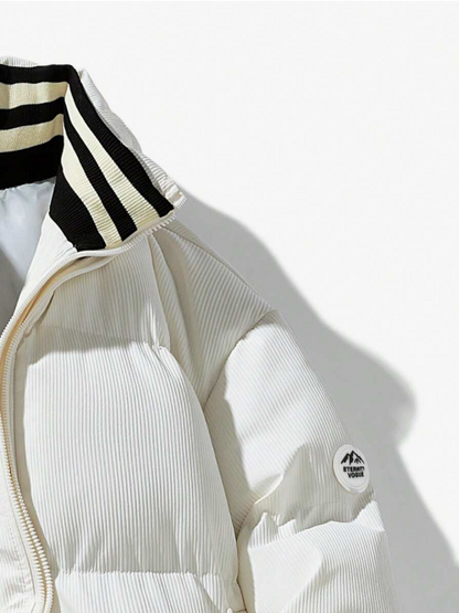 ELEWHVTË | Alpine Jacket White Product Image Shoulder