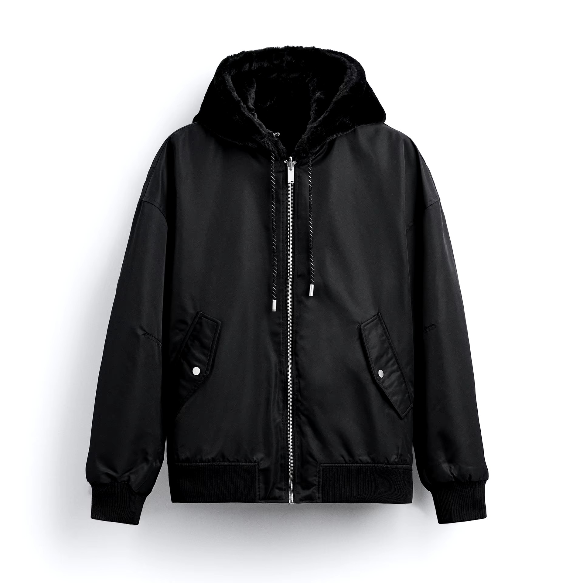 ELEWHVTË | Black Viper Coat Product Image Front