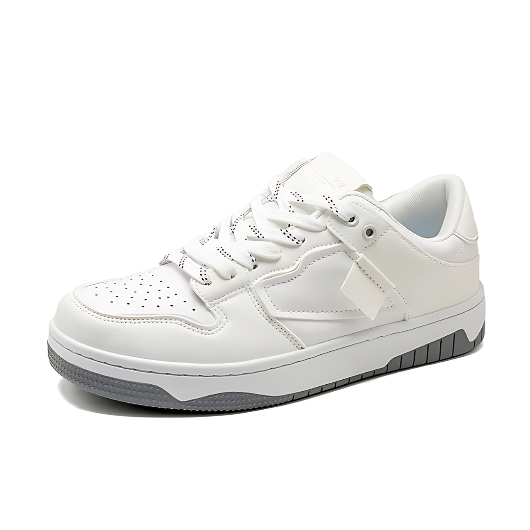 ELEWHVTË™ | Casual Sneakers White Mens Sneakers Product Image Side