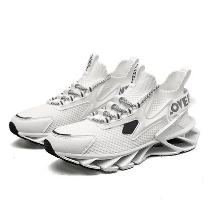 ELEWHVTË™ | Love Sneakers White Mens Mesh Sneakers Product Image Both Sneakers