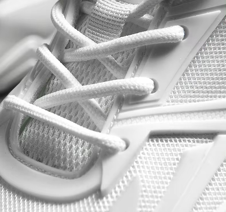 ELEWHVTË™ | New IHSTA WHVTE Sneakers White Mens Mesh Sneakers Model Image Details