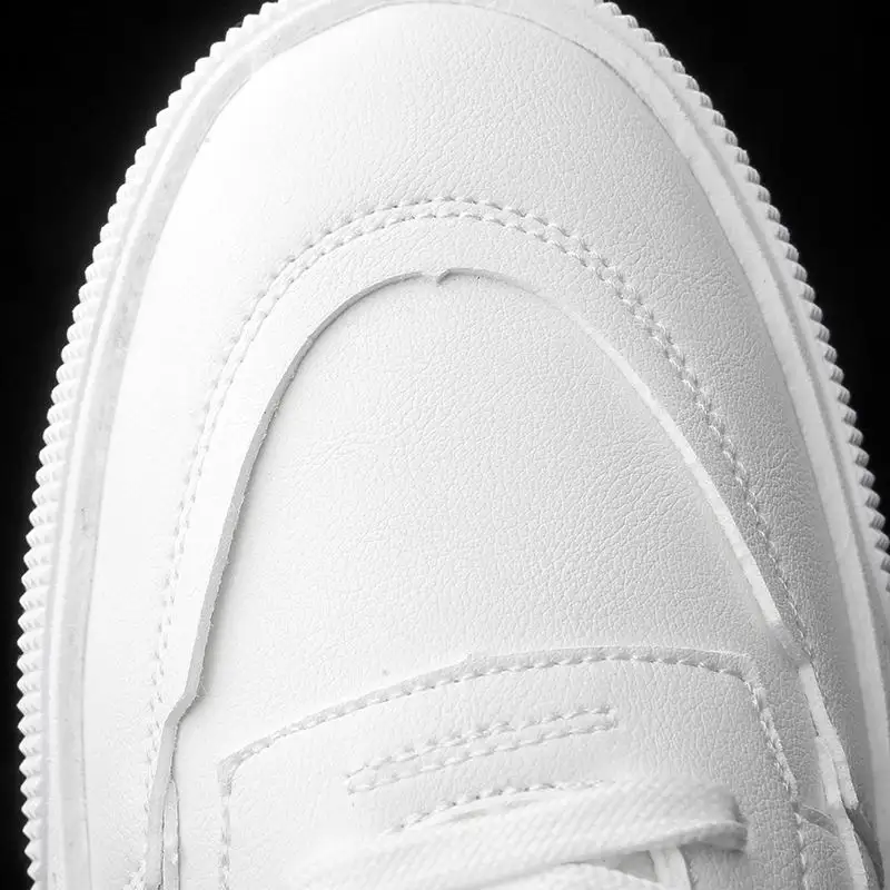 Mens White Trainers White Mens Leather Trainers Product Image Material Leather