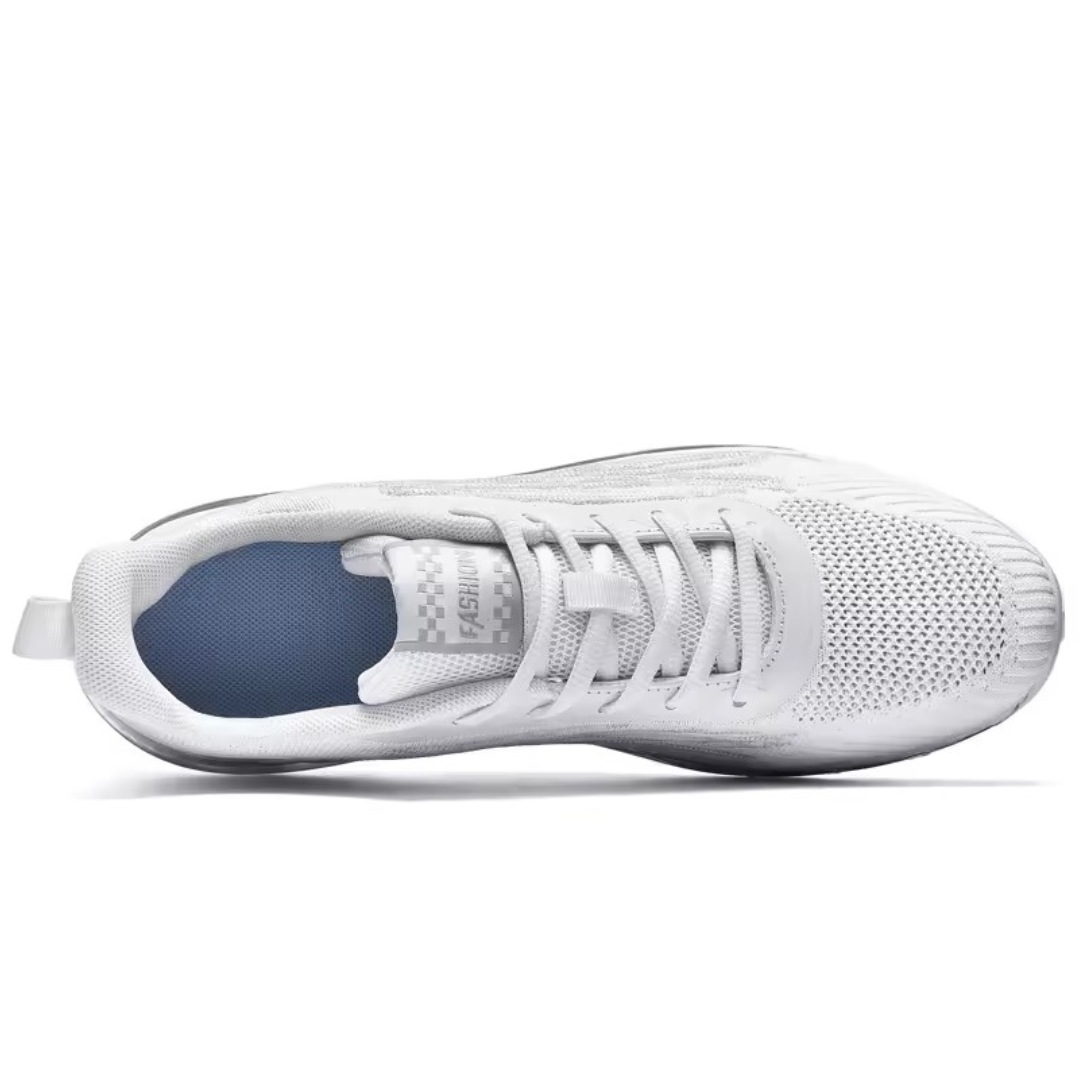 Mens Wings Sneakers White Mens Mesh Sneakers Product Image Top