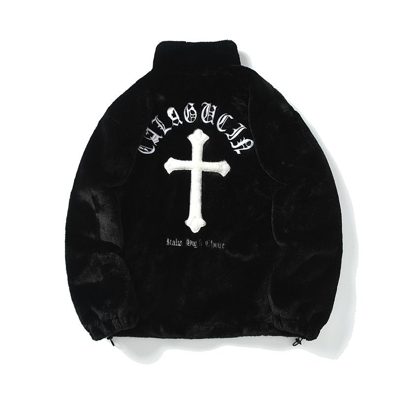 Faith Christian Winter Jacket Black Jacket Back View