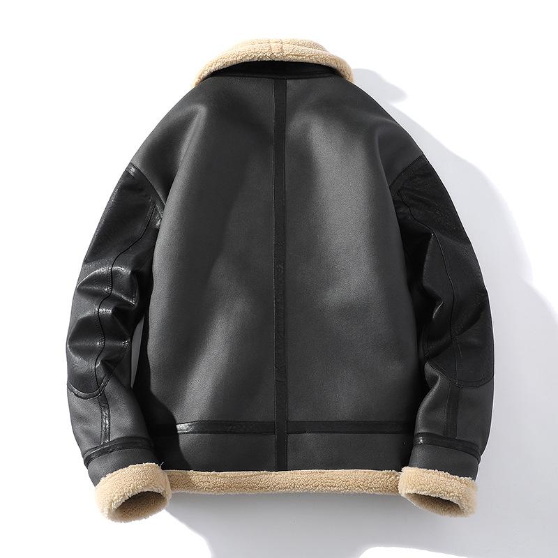 Black WInter Jacket Back