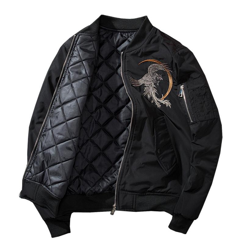 Black Phoenix WInter Jacket Phoenix Badge and Insulation