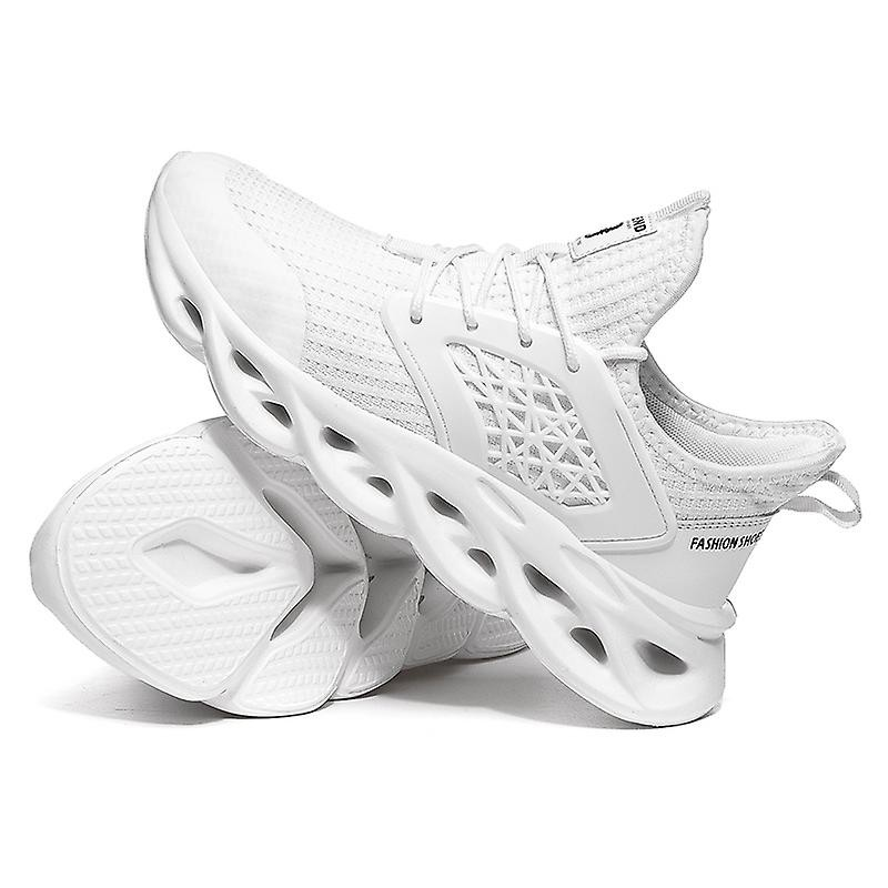 ELEWHVTË™ Trend Mesh Sneakers White Mens Mesh Sneakers Product Image Side